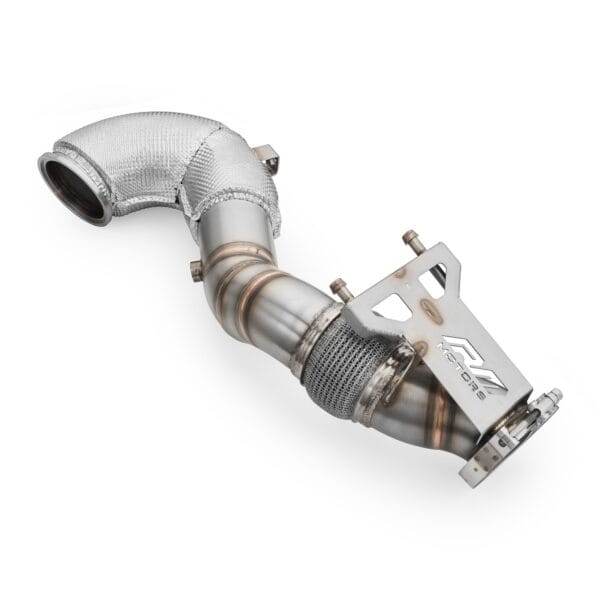 AUDI TTRS 2.5 TFSI downpipe with heat shield and catalytic converters - Afbeelding 3