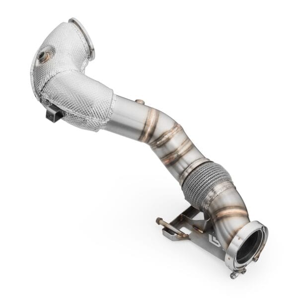 AUDI TTRS 2.5 TFSI downpipe with heat shield and catalytic converters - Afbeelding 4