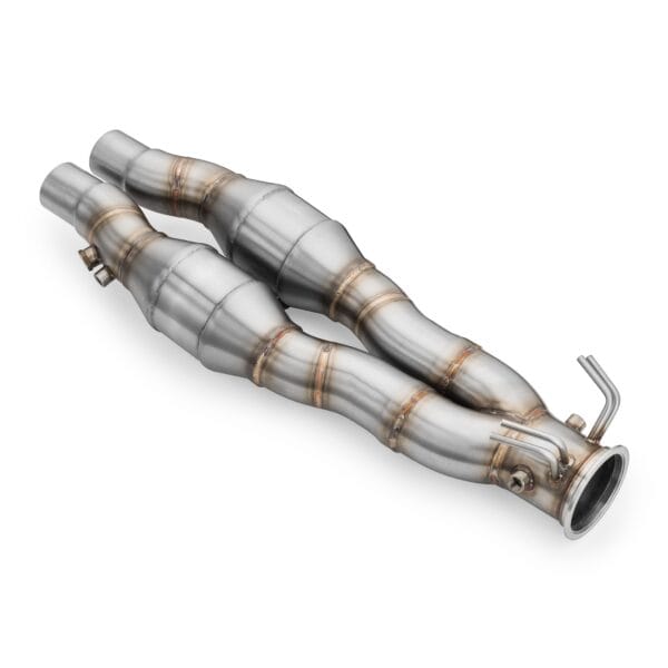 AUDI TTRS 2.5 TFSI downpipe with heat shield and catalytic converters - Afbeelding 6